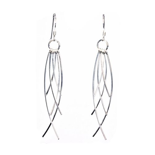 Silver Wire Earrings