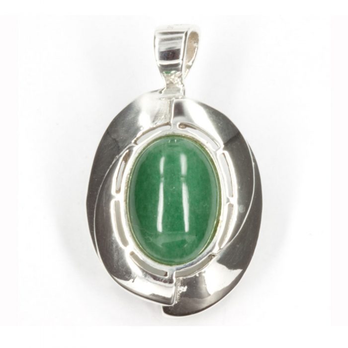 Jade Silver Pendant