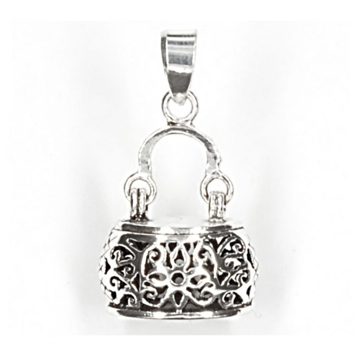 Silver Handbag Design Pendant